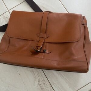 COACH mens briefcase leather ,beautiful brown colour very roomy